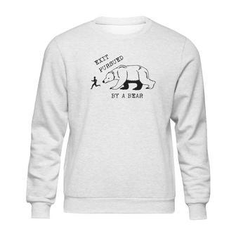 Exit Pursued By A Bear Shakespeare The Winters Tale Sweatshirt | Favorety CA