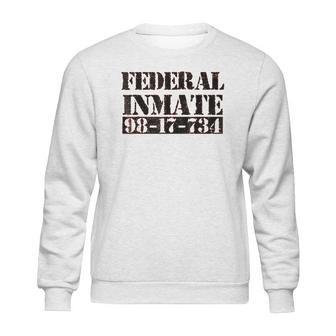 Federal Inmate Jail Prisoner Costume Sweatshirt | Favorety