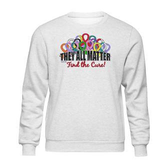 Fight Like A Girl They All Matter Find The Cure Sweatshirt | Favorety