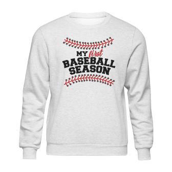 My First Baseball Season Baby One Piece Sweatshirt | Favorety DE