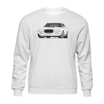 Ford Torino 1972 White Car Sweatshirt | Favorety CA