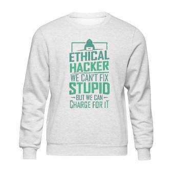 Funny Computer Hacker Cybersecurity Ethical Hacker Code Gift Sweatshirt | Favorety UK