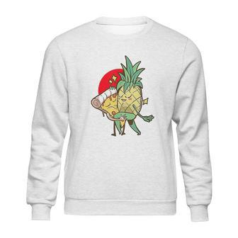 Funny Pineapple Pizza Forbidden Love Hawaiian Sweatshirt | Favorety AU