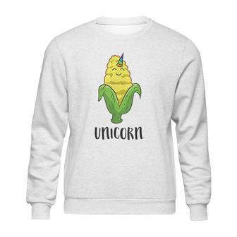 Funny Uni Corn Unicorn Corn Lovers Corn Farmer Sweatshirt | Favorety AU