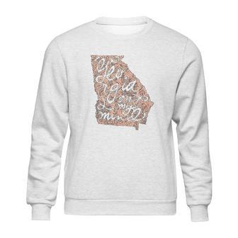 Georgia Peach State Atlanta Georgia On My Mind Sweatshirt | Favorety DE