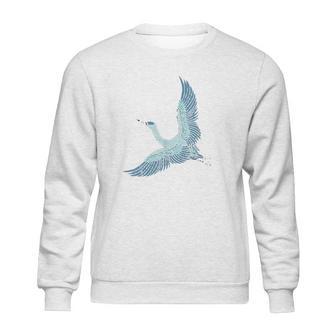 Great Blue Flying Heron Sweatshirt | Favorety