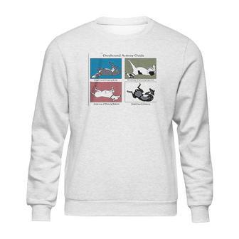 Greyhound Activity Guide Ash Grey Sweatshirt | Favorety