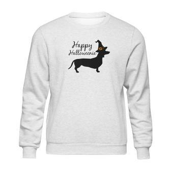 Happy Halloweenie Dachshund Wiener Dog Halloween Tee Sweatshirt | Favorety CA