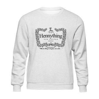 Hennything Can Happen Cognac Sweatshirt | Favorety DE