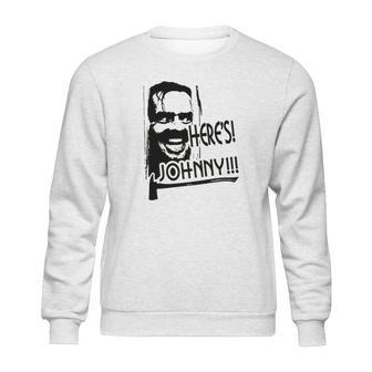 Heres Johnny The Shining Overlook Hotel Stanley Kubrick Stephen King Horror Movie Sweatshirt | Favorety