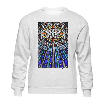 Holy Spirit Descending Like A Dove Sweatshirt | Favorety