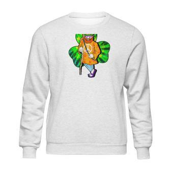 Irish Hippie Leprechaun Peace Shillelagh Guitar Beard Sweatshirt | Favorety DE