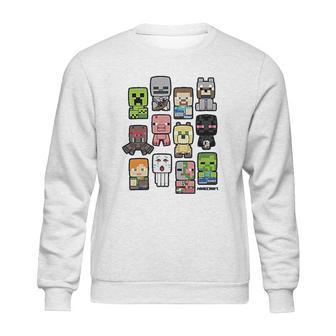 Jinx Minecraft Bobble Mobs Roll Sweatshirt | Favorety CA