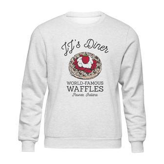 Jjs Diner Leslie Worlds Best Waffles Tv Show Sweatshirt | Favorety DE