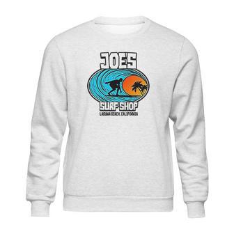 Joes Surf Shop Graphic Art Sweatshirt | Favorety