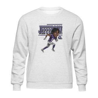 Justin Jefferson Cartoon Sweatshirt | Favorety UK