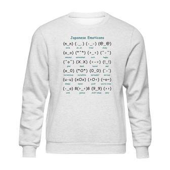 Kaomoji Kawaii Cute Japanese Text Face Emoticons Emoji Cool Gifts Tshirt Sweatshirt | Favorety DE