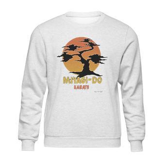 Karate Kid Miyagi Do Banzai Tree Sunset Sweatshirt | Favorety CA