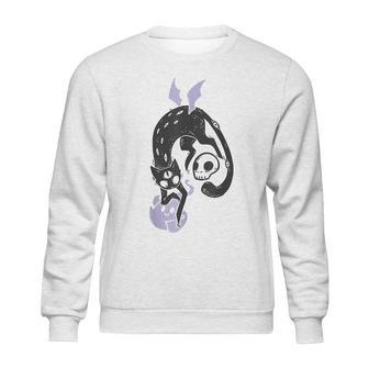 Kawaii Black Cat Pastel Goth Soft Grunge Clothing Sweatshirt | Favorety