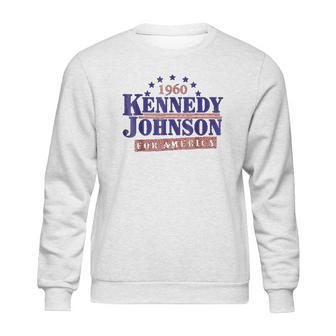 Kennedy Johnson 1960 Presidential Jfk Sweatshirt | Favorety