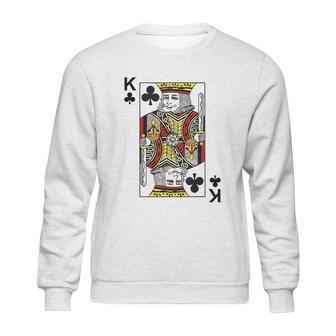 King Of Clubs Blackjack Cards Poker 21 K Sweatshirt | Favorety AU