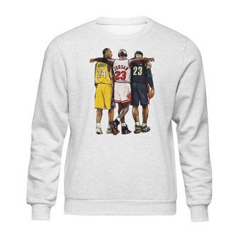 Kobe Jordan James The Greatest Of All Time Sweatshirt | Favorety