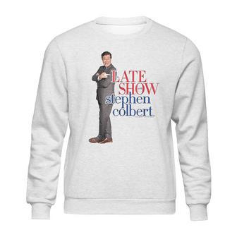 The Late Show With Stephen Colbert Portrait Graphic Sweatshirt | Favorety DE