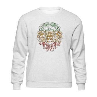 Lion Rasta Roots Rock Reggae Graphic Sweatshirt | Favorety UK