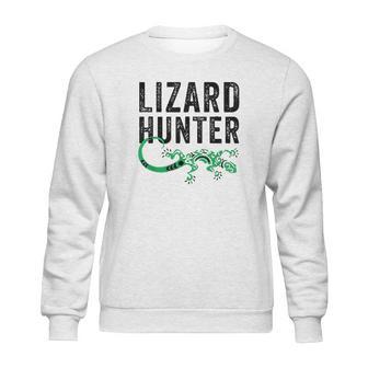 Lizard Hunter Funny Gecko Reptile Lover Kids Gift Sweatshirt | Favorety