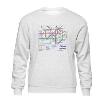 London Tourist Metro Underground Tube Map T Shirt British Sweatshirt | Favorety AU