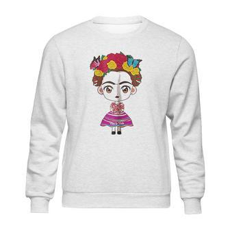 I Love Mexico Viva Mexico Mexican Frida Sweatshirt | Favorety