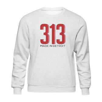 Made In Detroit 313 Area Code Pride Sweatshirt | Favorety UK