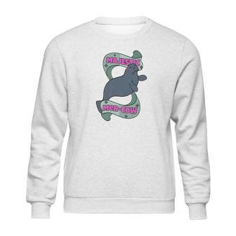 Manatee Majestic Mercow Funny Pun Sweatshirt | Favorety DE