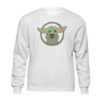 The Mandalorian Child Baby Yoda Chibi Soup Sweatshirt | Favorety