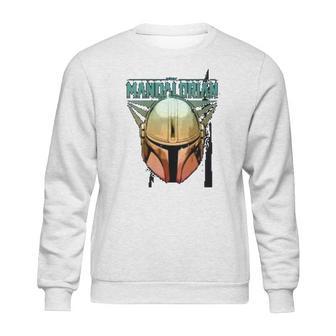 The Mandalorian Gradient Beskar Helmet Sweatshirt | Favorety AU