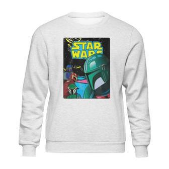 The Mandalorian Retro Comic Sweatshirt | Favorety