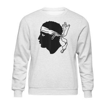 Maure Moors Head Sardinia Corsica Graphic Sweatshirt | Favorety AU