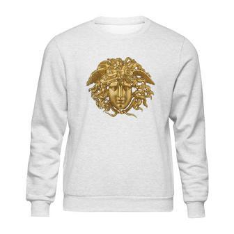 Medusa Head Snake Hair Greek Mythology Monster Sweatshirt | Favorety