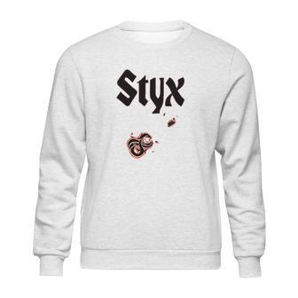 Men Styx Logo Custom Retro Royalblue Sweatshirt | Favorety CA