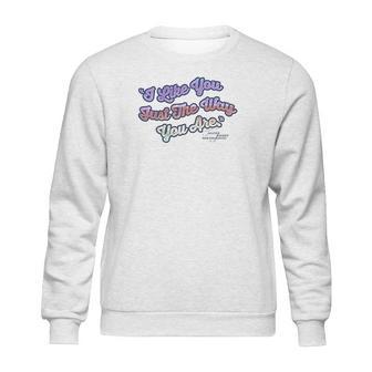 Mister Rogers Just They Way You Are Sheer Fitted Sweatshirt | Favorety