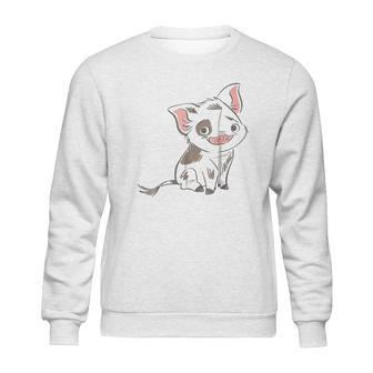 Moana Pua Drawn Smile Graphic Sweatshirt | Favorety