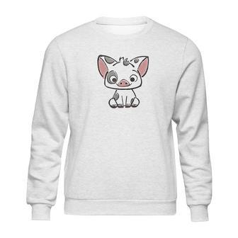 Moana Pua The Pig Girls Cute At Front Sweatshirt | Favorety UK