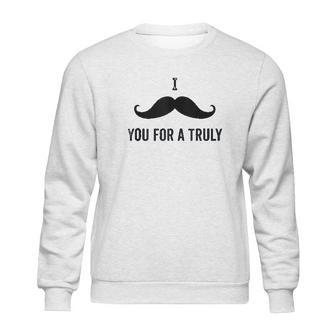 I Mustache You For A Truly Aint No Laws Hard Seltzer Sweatshirt | Favorety UK