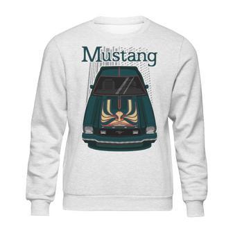 Mustang King Cobra 1978 Aqua Metallic Sweatshirt | Favorety UK