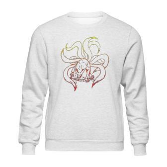 Naruto Shippuden Nine Tails Gradient Sweatshirt | Favorety CA