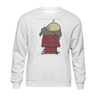 My Neighbor Peanut Totoro Snoopy Peanuts Neighbor Ghibli Japan Sweatshirt | Favorety