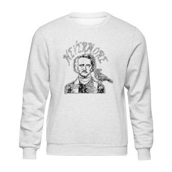 Nevermore Edgar Allan Poe Raven Sweatshirt | Favorety