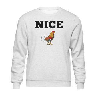 Nice Cock Funny Rude Joke Valentines Day Gift For Him Kinky Sweatshirt | Favorety CA