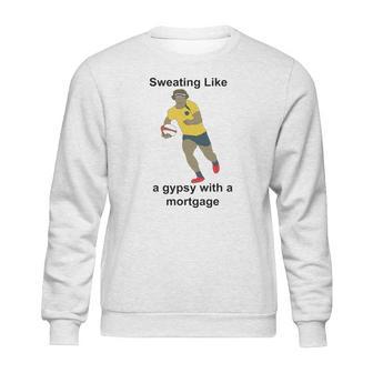 Nick Cummins Sweating Sweatshirt | Favorety