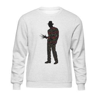 A Nightmare On Elm Street Freddy Silhouette Fill Sweatshirt | Favorety UK